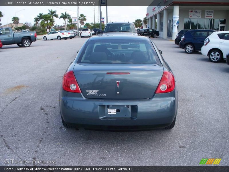 Stealth Gray Metallic / Ebony 2006 Pontiac G6 Sedan