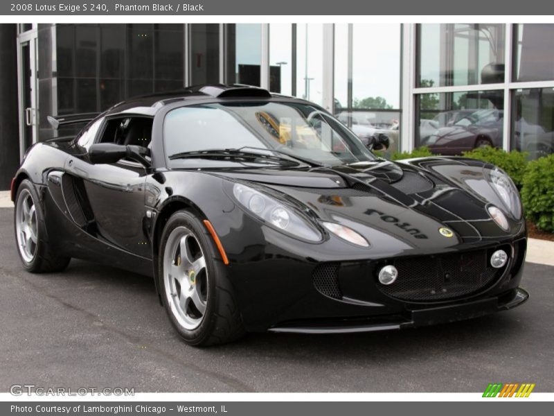 Phantom Black / Black 2008 Lotus Exige S 240
