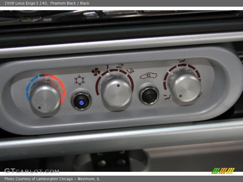 Controls of 2008 Exige S 240