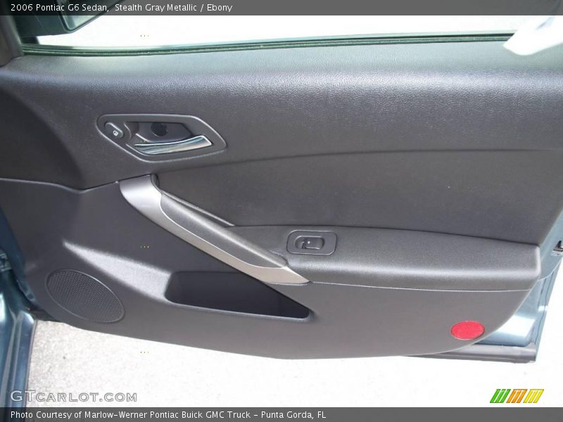 Stealth Gray Metallic / Ebony 2006 Pontiac G6 Sedan