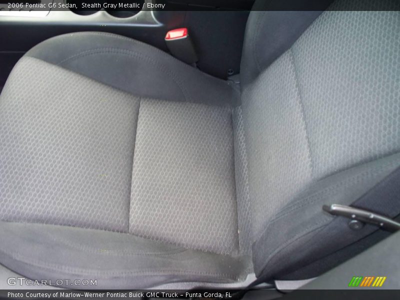 Stealth Gray Metallic / Ebony 2006 Pontiac G6 Sedan