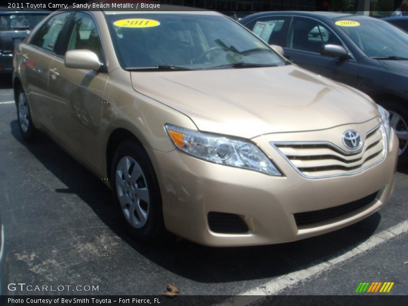 Sandy Beach Metallic / Bisque 2011 Toyota Camry