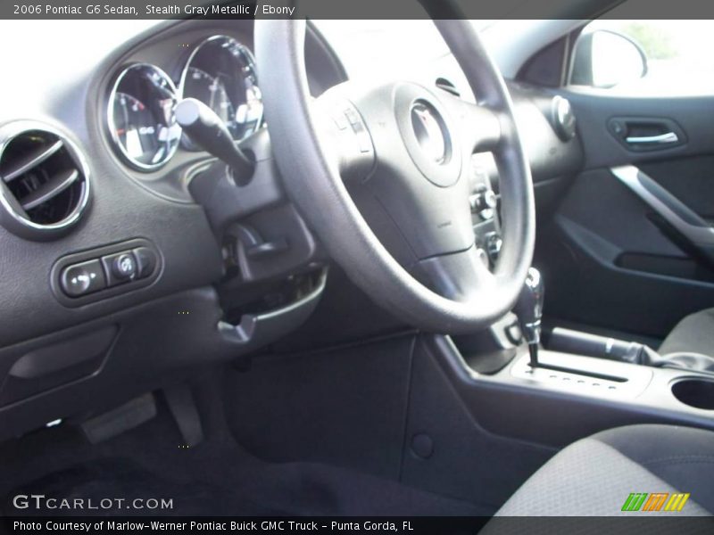 Stealth Gray Metallic / Ebony 2006 Pontiac G6 Sedan