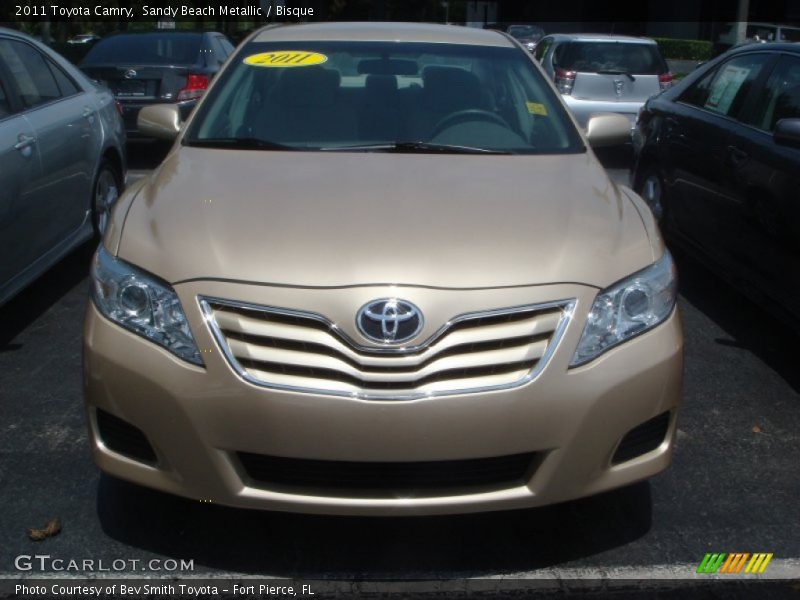Sandy Beach Metallic / Bisque 2011 Toyota Camry