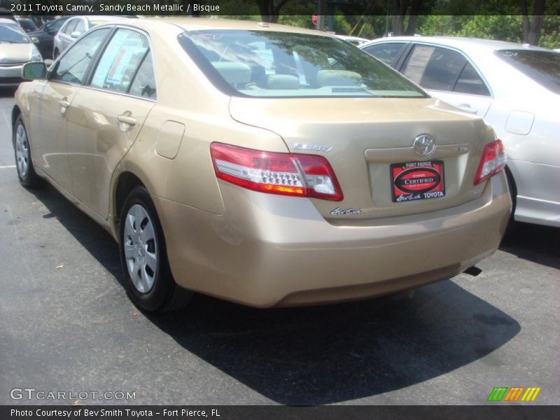 Sandy Beach Metallic / Bisque 2011 Toyota Camry