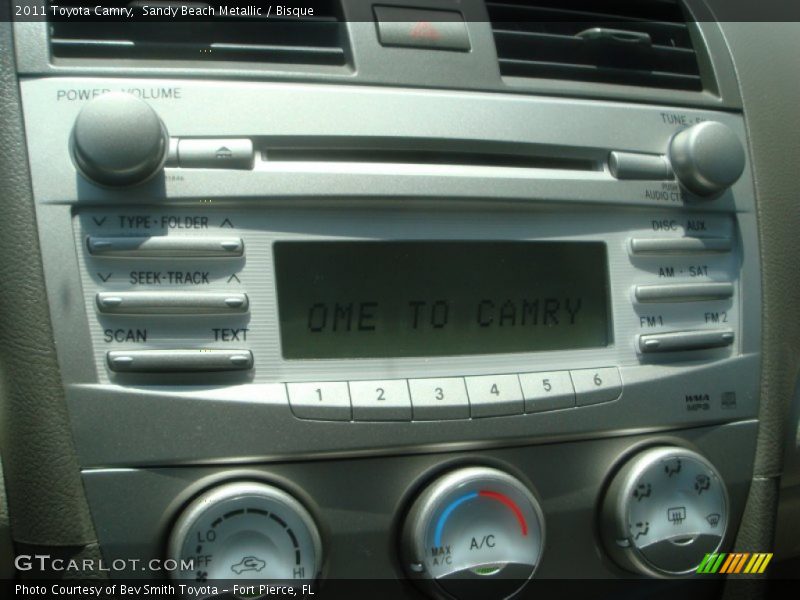 Sandy Beach Metallic / Bisque 2011 Toyota Camry