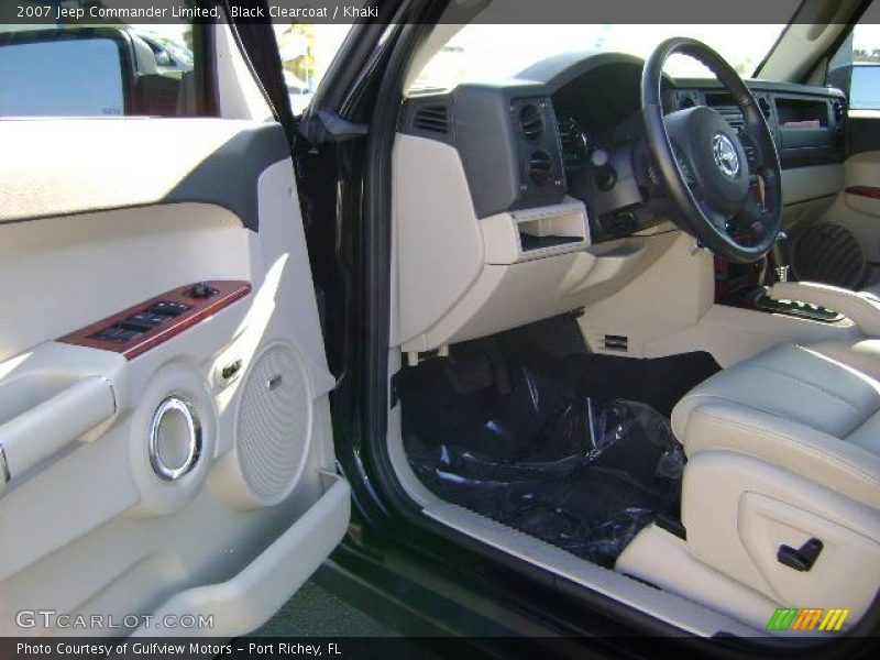 Black Clearcoat / Khaki 2007 Jeep Commander Limited
