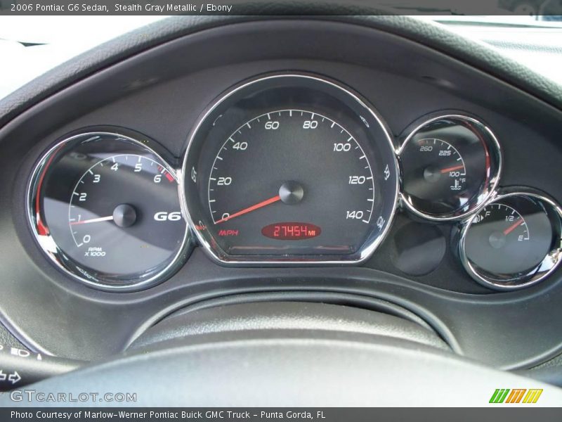 Stealth Gray Metallic / Ebony 2006 Pontiac G6 Sedan