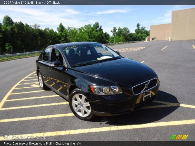 Black / Off-Black 2007 Volvo S40 2.4i