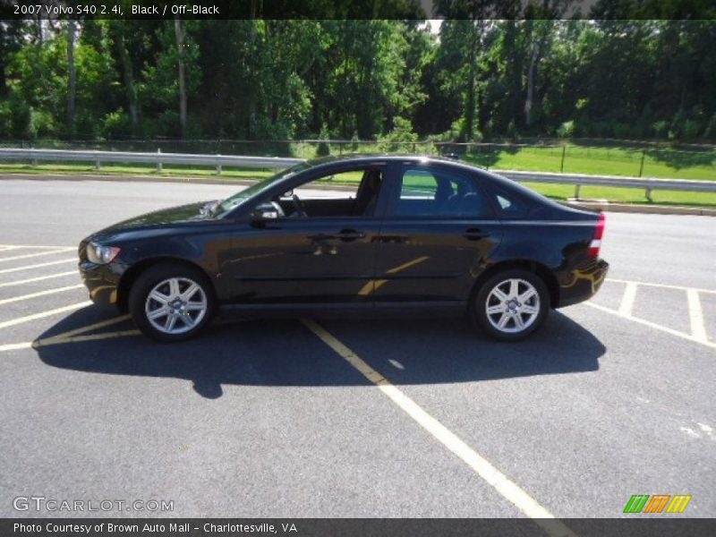Black / Off-Black 2007 Volvo S40 2.4i