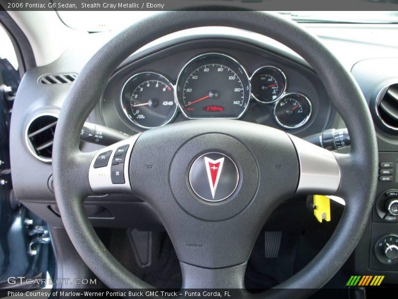 Stealth Gray Metallic / Ebony 2006 Pontiac G6 Sedan