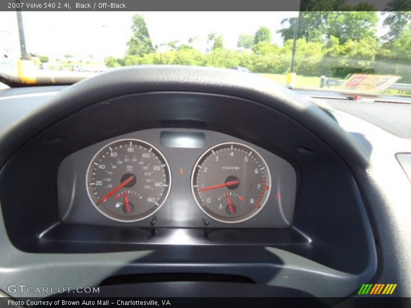 Black / Off-Black 2007 Volvo S40 2.4i