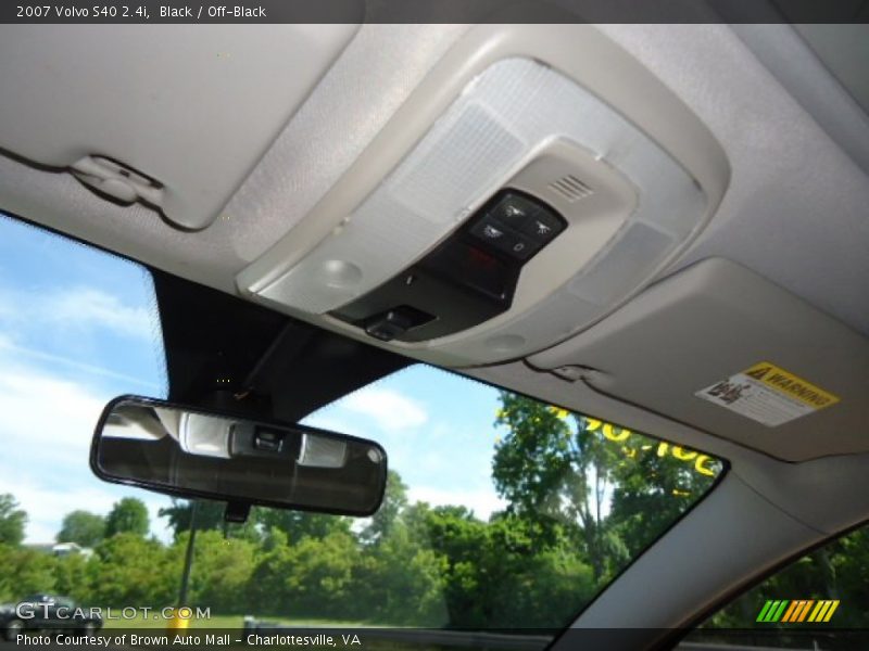 Black / Off-Black 2007 Volvo S40 2.4i
