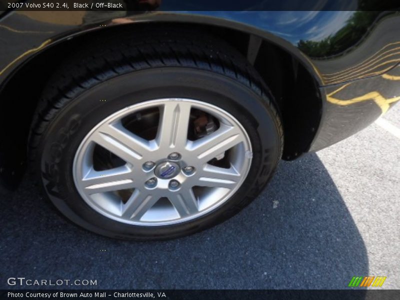 Black / Off-Black 2007 Volvo S40 2.4i
