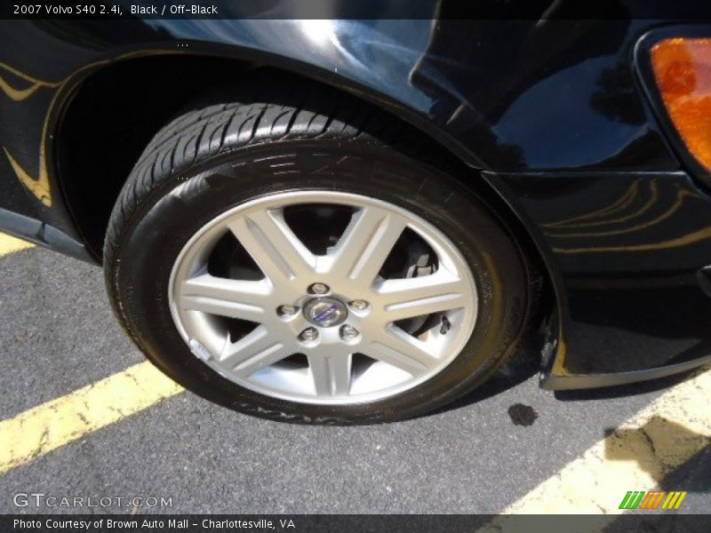 Black / Off-Black 2007 Volvo S40 2.4i