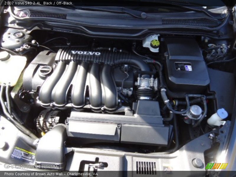 Black / Off-Black 2007 Volvo S40 2.4i