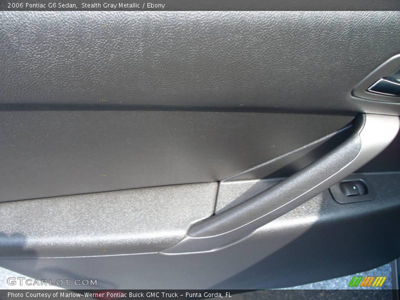 Stealth Gray Metallic / Ebony 2006 Pontiac G6 Sedan