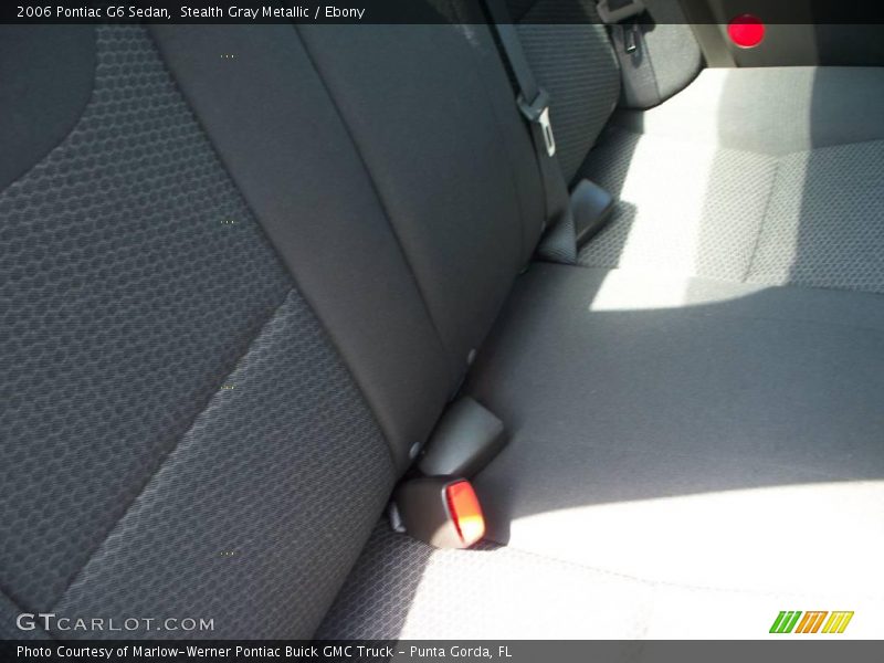 Stealth Gray Metallic / Ebony 2006 Pontiac G6 Sedan
