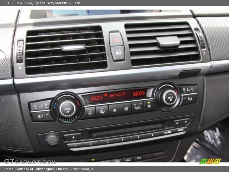 Controls of 2012 X6 M 