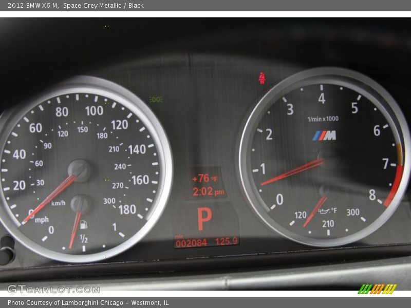  2012 X6 M   Gauges