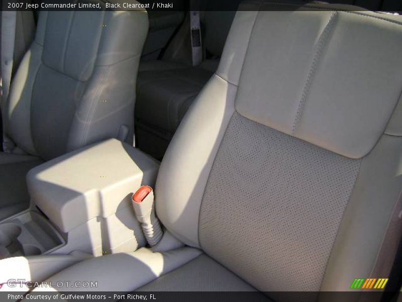 Black Clearcoat / Khaki 2007 Jeep Commander Limited