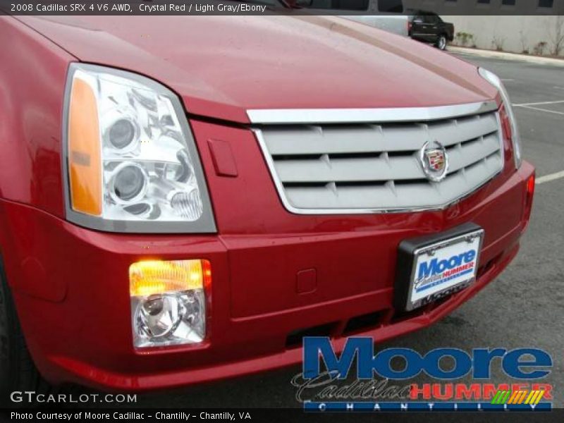 Crystal Red / Light Gray/Ebony 2008 Cadillac SRX 4 V6 AWD