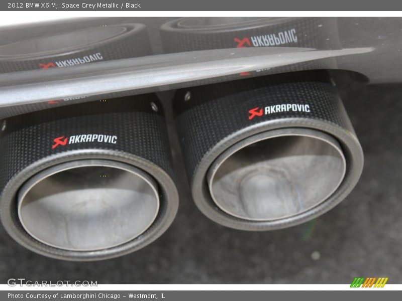 Exhaust of 2012 X6 M 