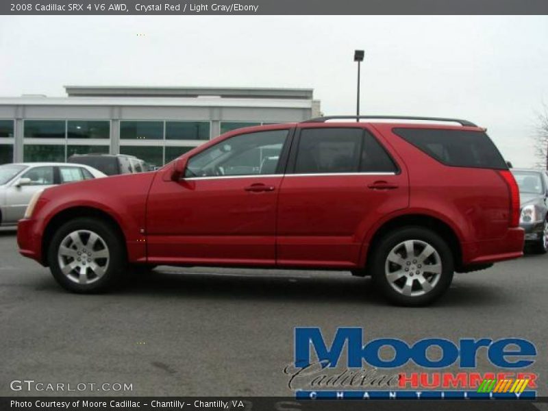 Crystal Red / Light Gray/Ebony 2008 Cadillac SRX 4 V6 AWD