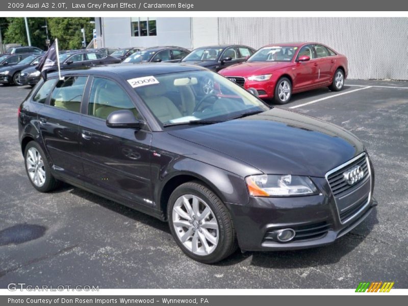 Lava Grey Pearl Effect / Cardamom Beige 2009 Audi A3 2.0T