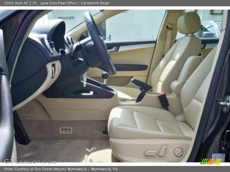 Lava Grey Pearl Effect / Cardamom Beige 2009 Audi A3 2.0T