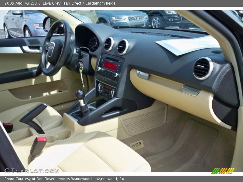 Lava Grey Pearl Effect / Cardamom Beige 2009 Audi A3 2.0T