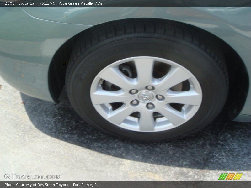 Aloe Green Metallic / Ash 2008 Toyota Camry XLE V6