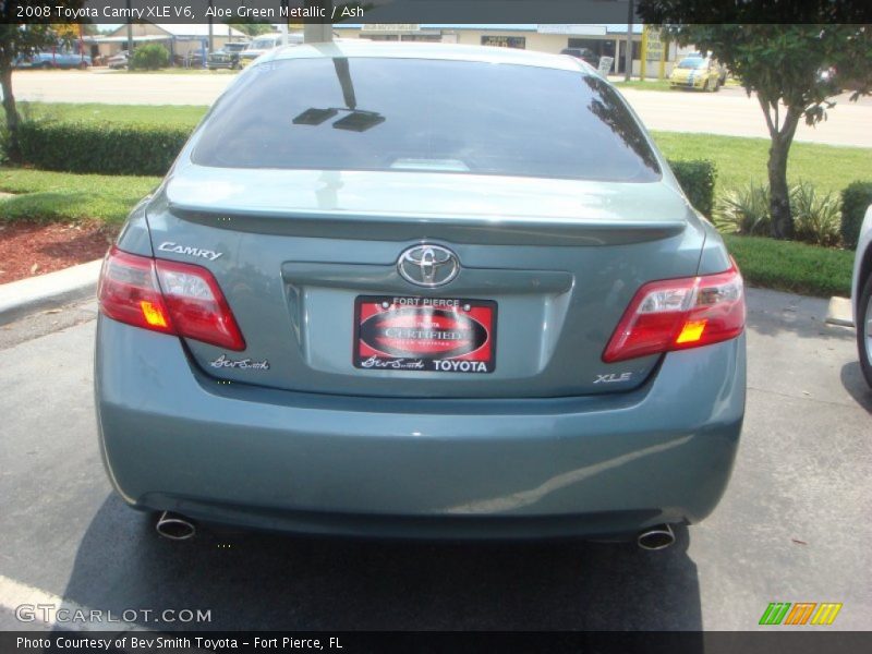 Aloe Green Metallic / Ash 2008 Toyota Camry XLE V6
