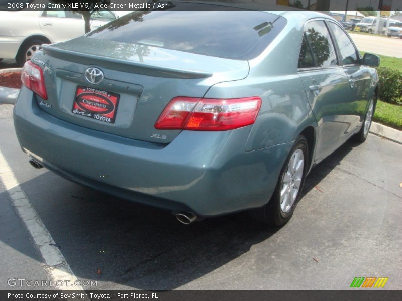 Aloe Green Metallic / Ash 2008 Toyota Camry XLE V6