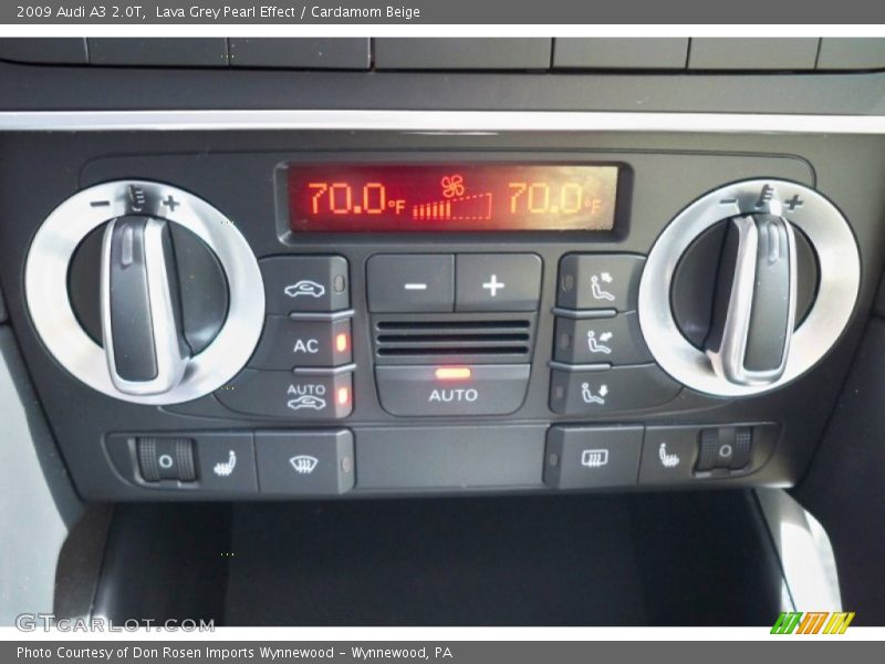 Lava Grey Pearl Effect / Cardamom Beige 2009 Audi A3 2.0T