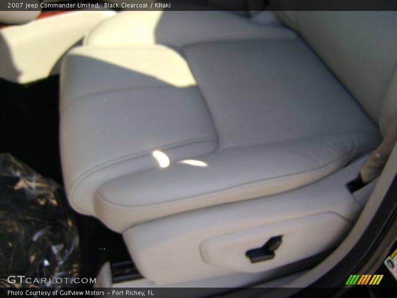 Black Clearcoat / Khaki 2007 Jeep Commander Limited