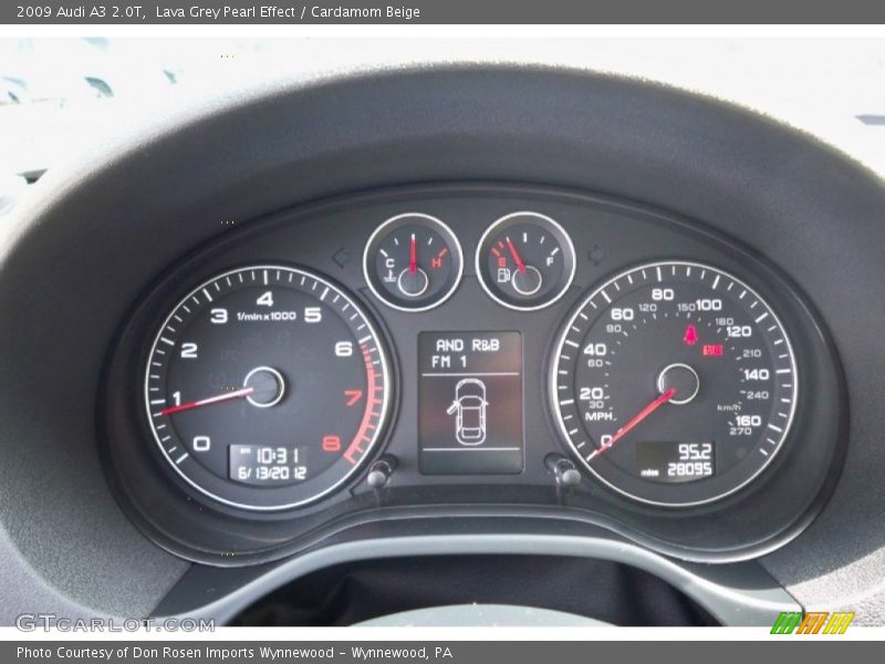 Lava Grey Pearl Effect / Cardamom Beige 2009 Audi A3 2.0T
