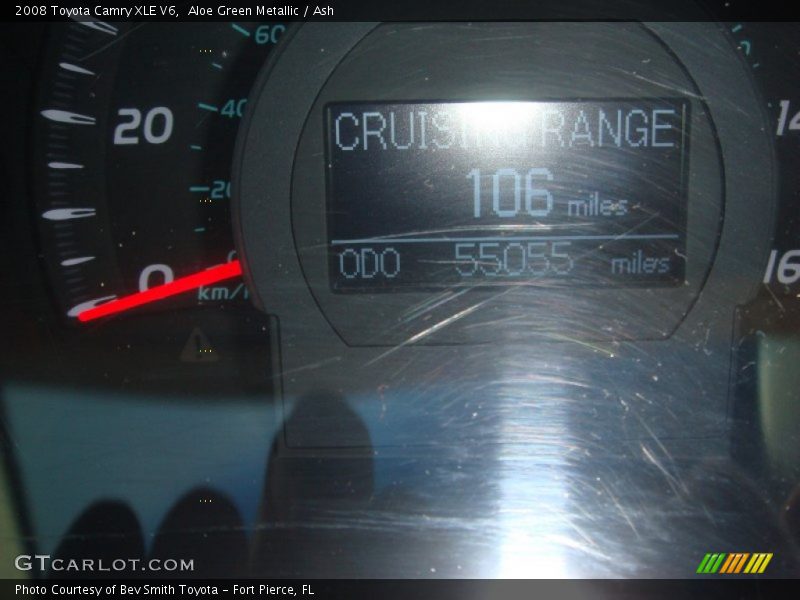 Aloe Green Metallic / Ash 2008 Toyota Camry XLE V6