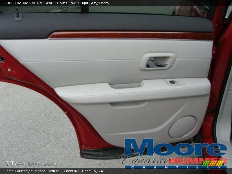 Crystal Red / Light Gray/Ebony 2008 Cadillac SRX 4 V6 AWD