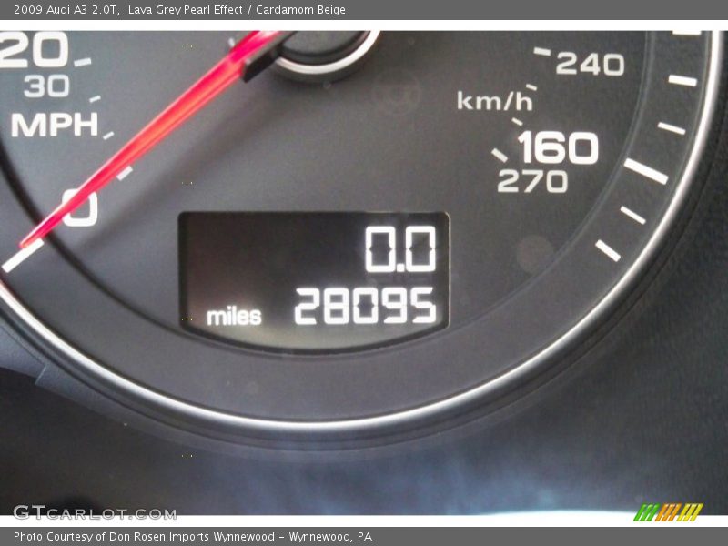 Lava Grey Pearl Effect / Cardamom Beige 2009 Audi A3 2.0T