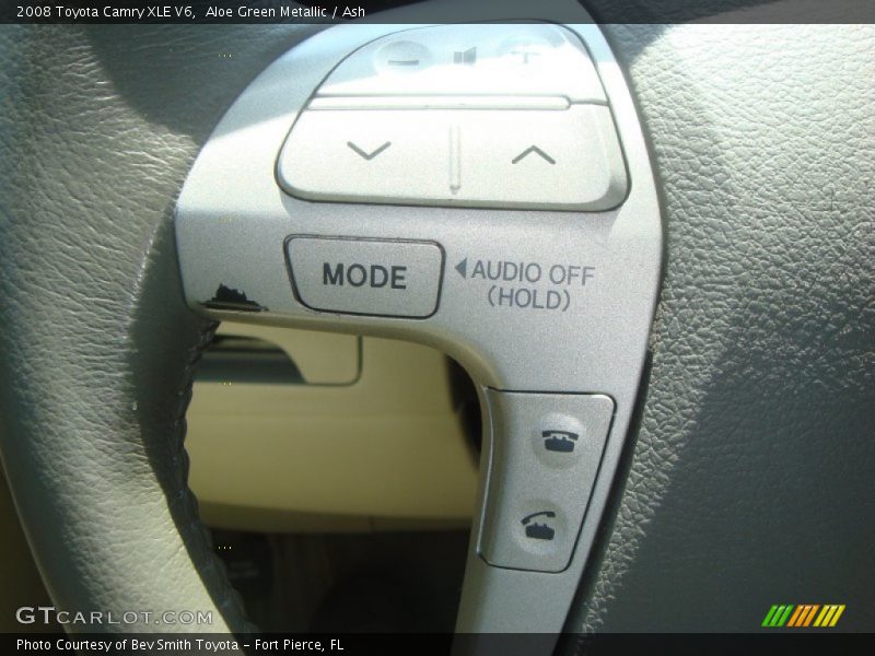 Aloe Green Metallic / Ash 2008 Toyota Camry XLE V6