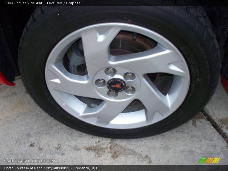 Lava Red / Graphite 2004 Pontiac Vibe AWD