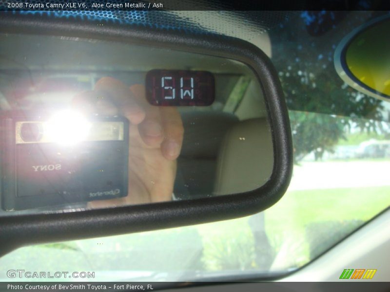 Aloe Green Metallic / Ash 2008 Toyota Camry XLE V6