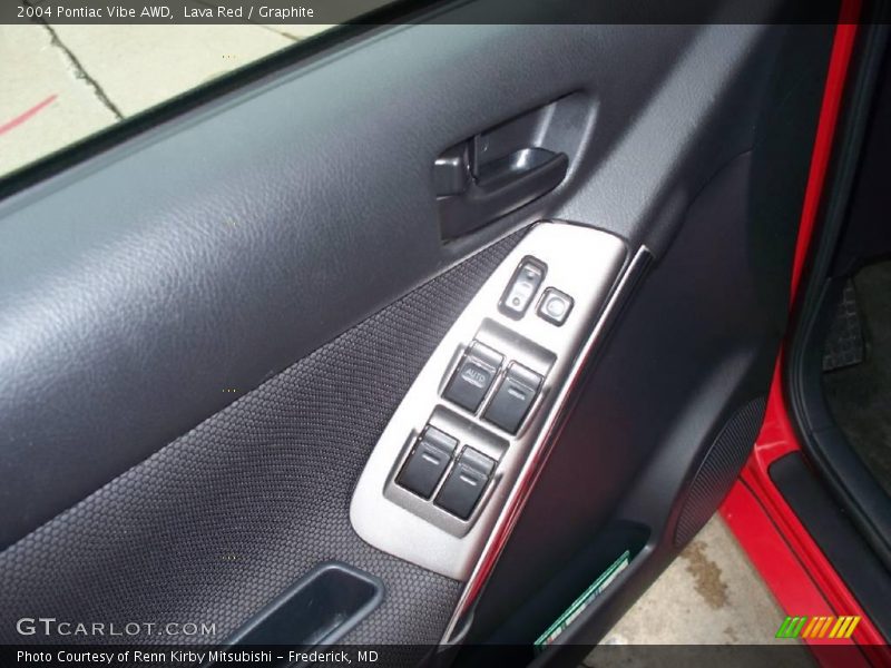 Lava Red / Graphite 2004 Pontiac Vibe AWD