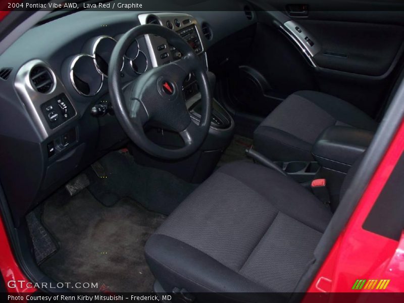 Lava Red / Graphite 2004 Pontiac Vibe AWD