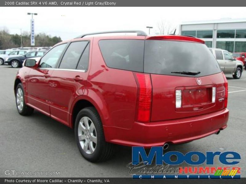 Crystal Red / Light Gray/Ebony 2008 Cadillac SRX 4 V6 AWD