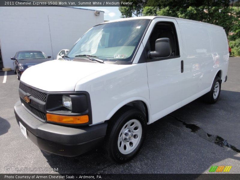 Summit White / Medium Pewter 2011 Chevrolet Express 1500 Work Van