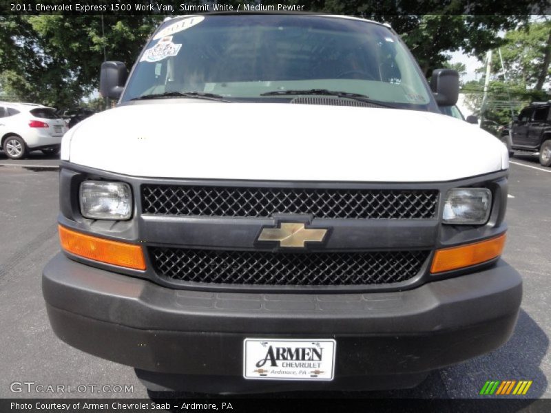 Summit White / Medium Pewter 2011 Chevrolet Express 1500 Work Van