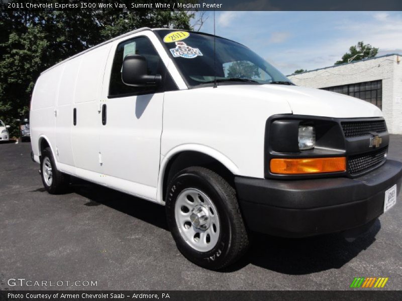 Summit White / Medium Pewter 2011 Chevrolet Express 1500 Work Van