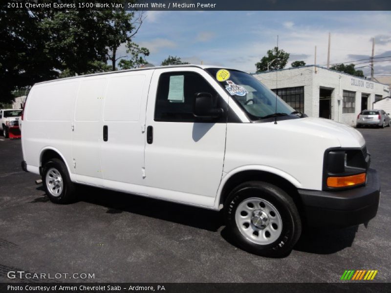 Summit White / Medium Pewter 2011 Chevrolet Express 1500 Work Van